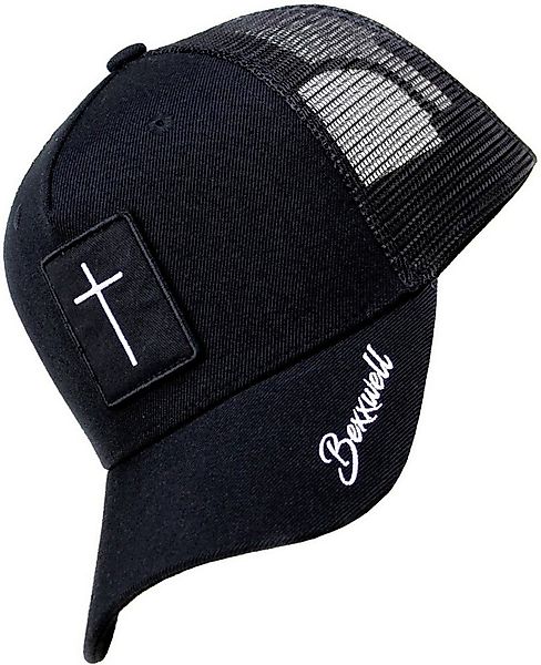 Bexxwell Trucker Cap mit Kreuz-Patch (optimale Passform, Unisex) günstig online kaufen