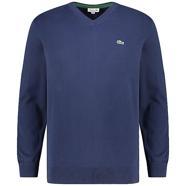 LACOSTE Feinstrickpullover aus Biobaumwolle Farbe marine Größe: 5XL günstig online kaufen