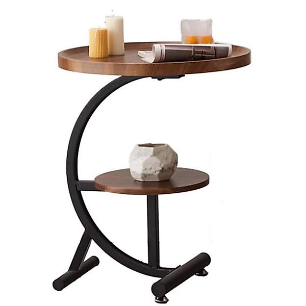OYLCDI Beistelltisch C-Form Tische,Ø50cm,Sofatisch mit 2 günstig online kaufen