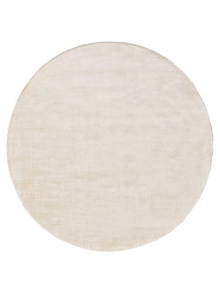 benuta Teppich Nova, rund, Höhe: 6 mm, Viskoseteppich,Teppich Wohnzimmer, S günstig online kaufen