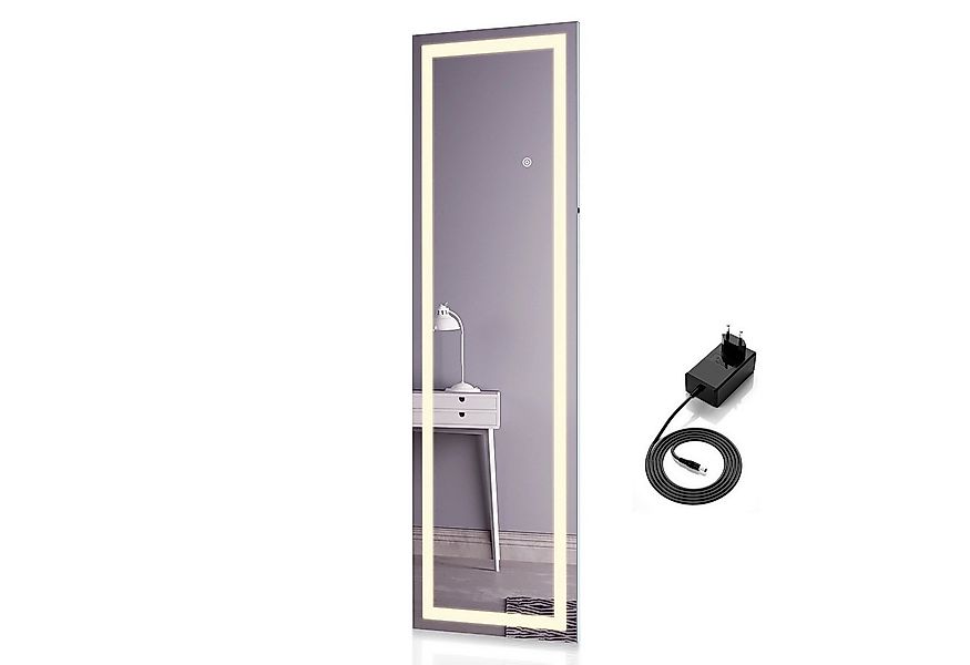 SONNI Ganzkörperspiegel Wandspiegel mit LED,1500 x 400mm, Standspiegel, mit günstig online kaufen