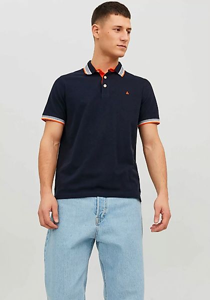 Jack & Jones  T-Shirts & Poloshirts Poloshirt PAULOS Kurzarmshirt mit Polok günstig online kaufen