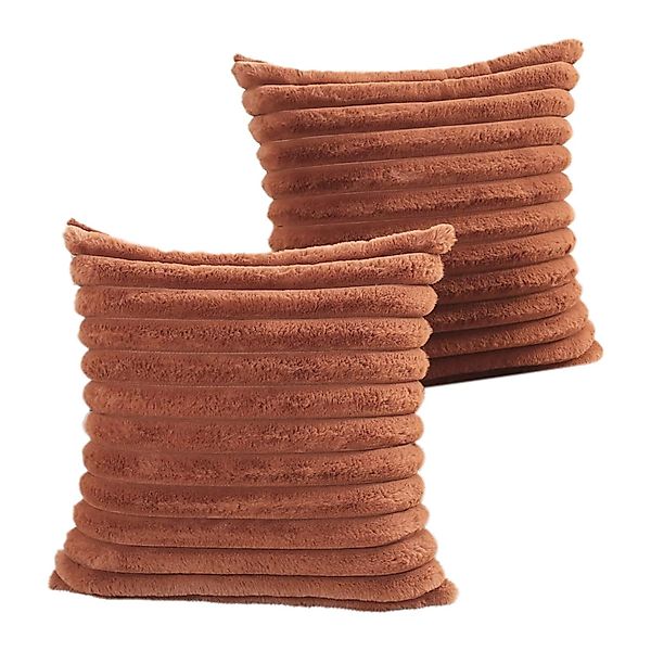 STILVORA Kissenbezüge Kopfkissenbezüge-Set Kissenhüllen Sofakissenbezug,Plü günstig online kaufen