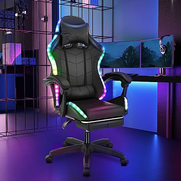 LETGOSPT Gaming Chair Ergonomischer Gaming-Stuhl, Verstellbare günstig online kaufen