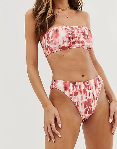 Unique21 – Bikinihose in Batik-Optik-Mehrfarbig günstig online kaufen