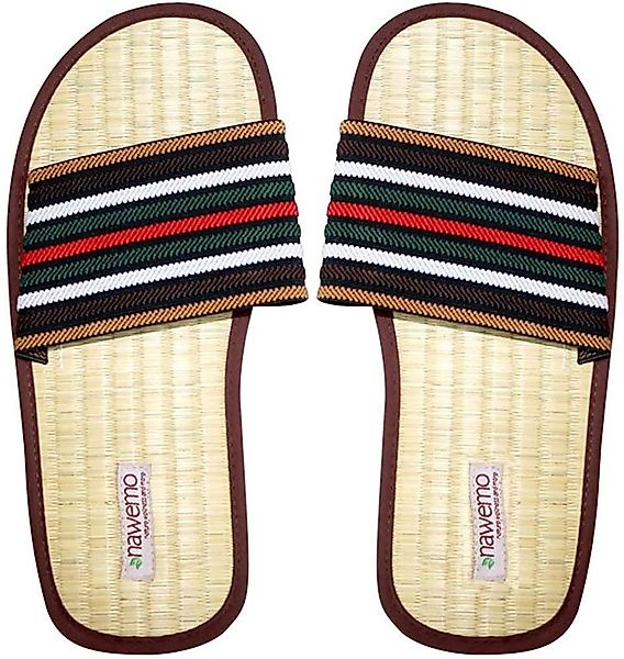 Nawemo Zimtlatschen Nawemo "Brown-Strap" Slipper günstig online kaufen