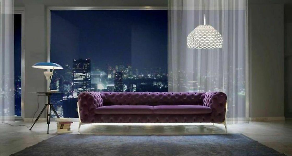 JVmoebel 4-Sitzer Design Chesterfield Sofagarnitur 4 - Sitzer Couch Polster günstig online kaufen