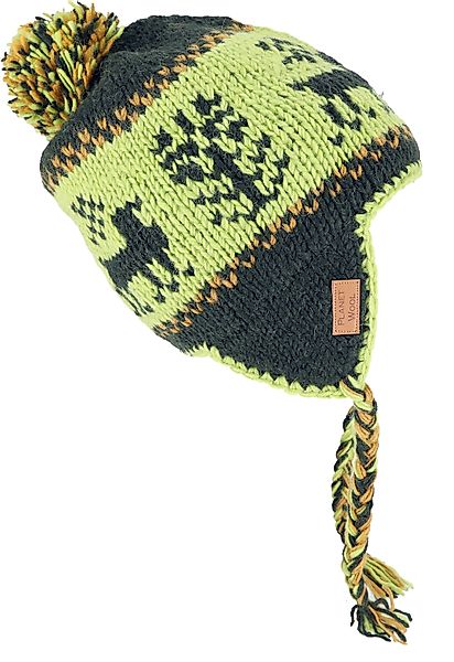 Guru-Shop Strickmütze Wollmütze mit Ohrenklappen, Norwegermütze,.. günstig online kaufen