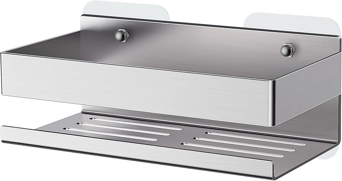 LA CUTE Duschablage Duschablage Edelstahl ohne Bohren, rostfrei, Abflusslöc günstig online kaufen