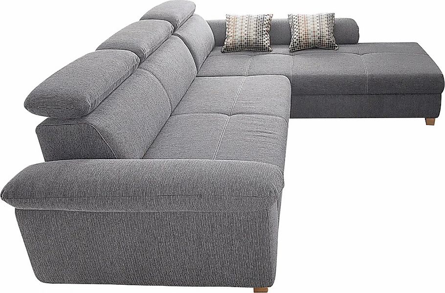 Jockenhöfer Gruppe Ecksofa »Landshut L-Form«, inklusive Bettfunktion, Kopf- günstig online kaufen