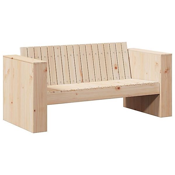 vidaXL Loungesofa Garten Sofa 2-Sitzer 134x60x62 cm Massivholz Kiefer, 1 Te günstig online kaufen