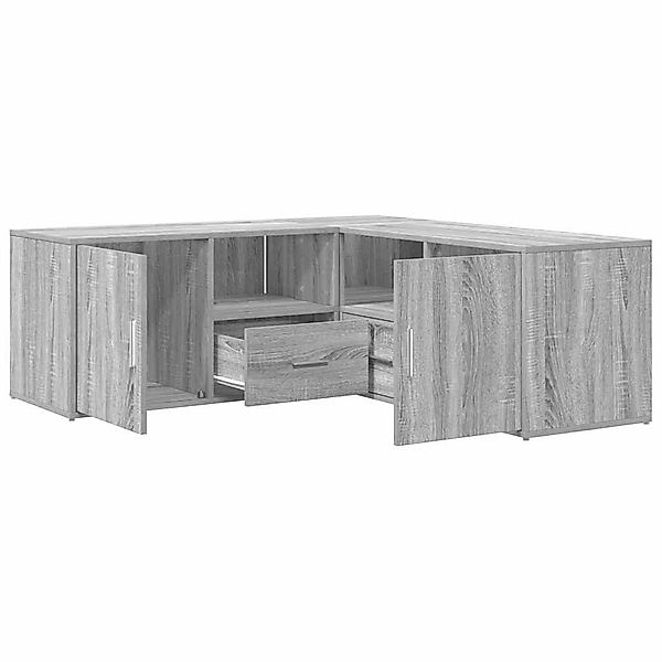 vidaXL Schuhschrank Eckregal Grau Sonoma 200x40x45 günstig online kaufen