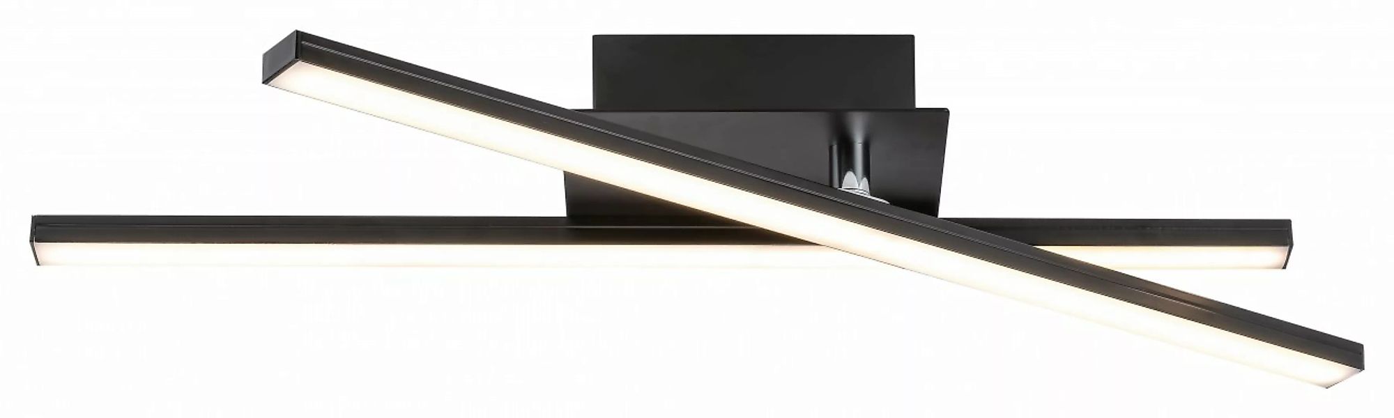 LED Deckenleuchte schwarz 620 lm 16 W Svetlana günstig online kaufen
