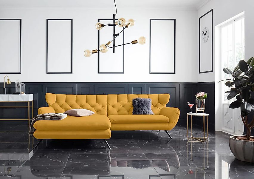 3C Candy Ecksofa »Beatrice Designsofa in moderner Retrooptik, bequem und ex günstig online kaufen