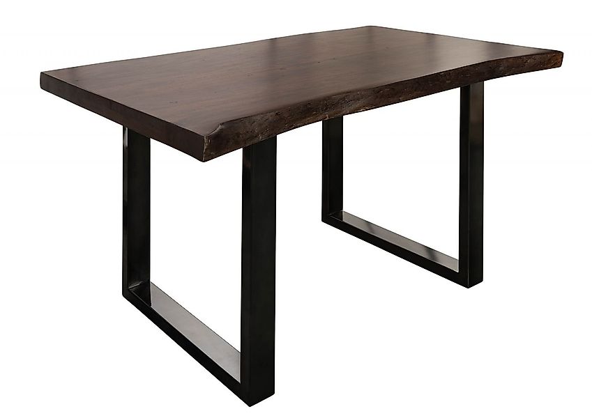 Massivmoebel24 Baumkantentisch FREEFORM (Baumtisch Akazie 140x90x77 günstig online kaufen