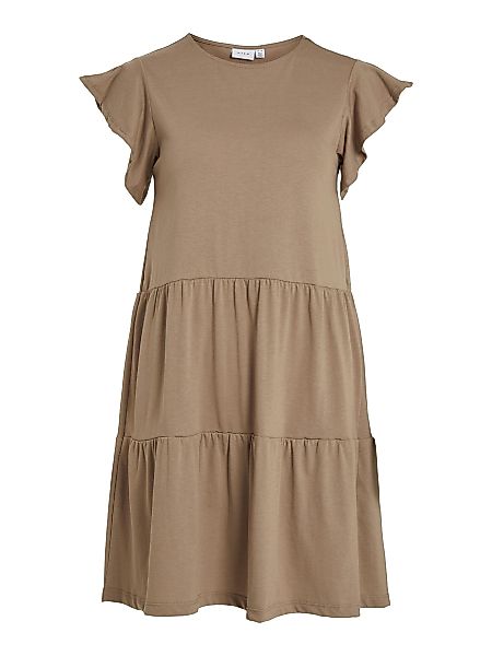 Vila Shirtkleid Kurzärmeliges Volant Design mit günstig online kaufen