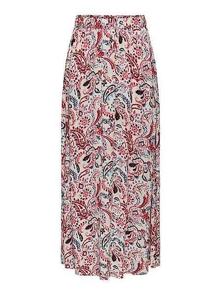 JACQUELINE de YONG Sommerrock Elegantes, gemustertes Design mit fließendem günstig online kaufen