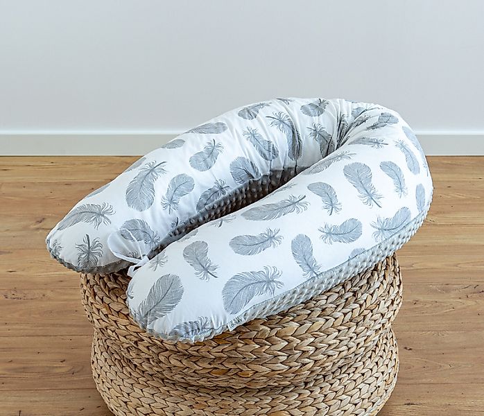 Loolay Seitenschläferkissen Feder WEIß Baumwolle/ MINKY günstig online kaufen