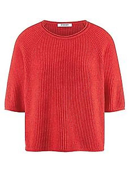 Rundhals-Pullover Kaschmir include rot günstig online kaufen