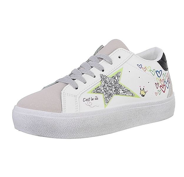 Ital-Design Damen Low-Top Freizeit Sneaker (88519594) Flach Sneakers Low in günstig online kaufen