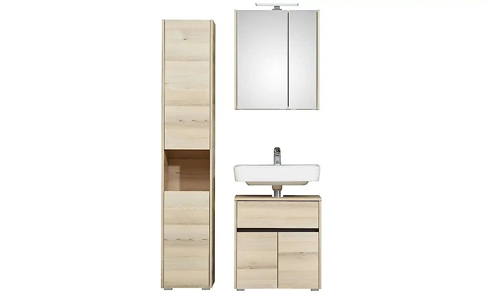 Badkombination  Dillinger See ¦ holzfarben ¦ Maße (cm): B: 95 H: 200 Schrän günstig online kaufen