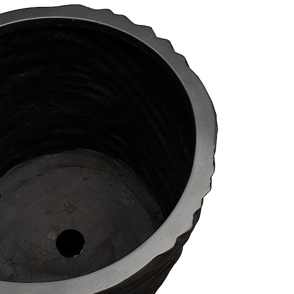 Curved River Bodenvase, Ø 40 cm, Höhe 75 cm, black iron günstig online kaufen