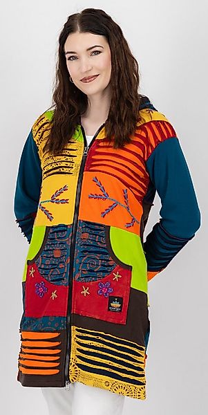 ankerglut Kurzmantel Multicolor ANKERGLUT FLOWER POWER Fleecemantel WMN CS günstig online kaufen