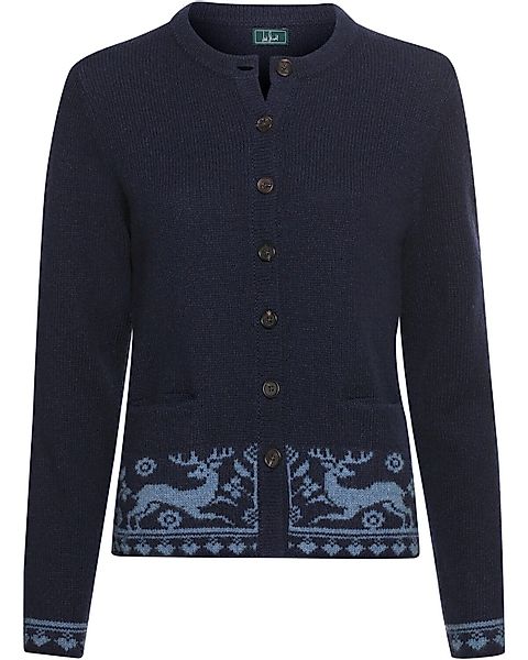 Luis Steindl Strickjacke Strickjacke mit Jacquard-Muster günstig online kaufen
