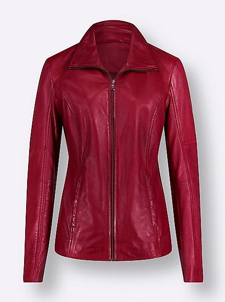 Mainpol Allwetterjacke Leder-Jacke Langarm günstig online kaufen