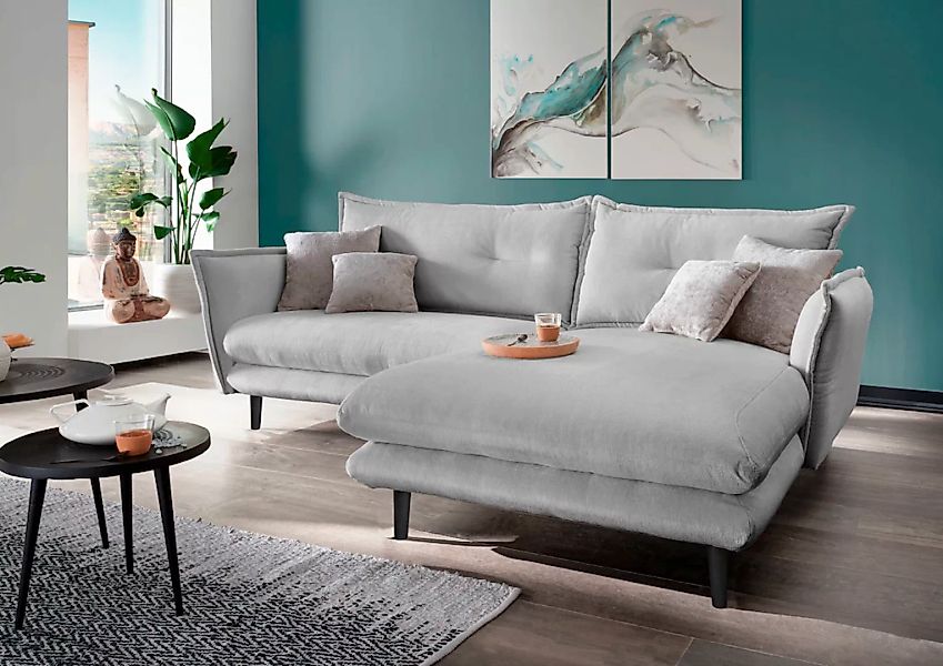 INOSIGN Ecksofa "Lazio", in verschiedenen Bezugsqualitäten und Farben liefe günstig online kaufen