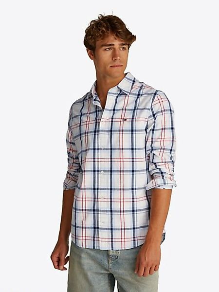 Tommy Jeans Langarmhemd TJM REG POPLIN CHECK LS SHIRT günstig online kaufen