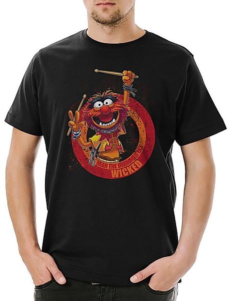 Urban Backwoods Print-Shirt Wicked Drummer Herren T-Shirt Schlagzeuger Drum günstig online kaufen