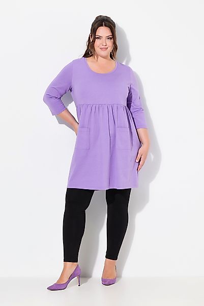 Ulla Popken Longshirt Longshirt A-Linie Rundhals günstig online kaufen