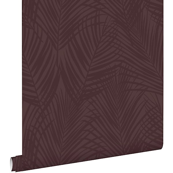 ESTAhome Tapete Palmblätter Aubergineviolett 50 X 900 Cm 131217 günstig online kaufen