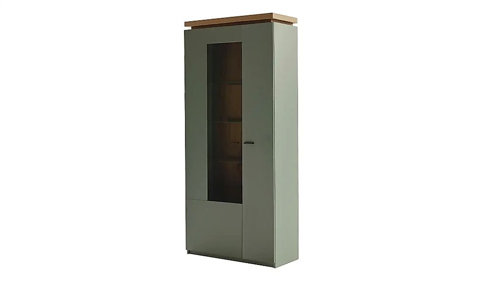 uno Kombi-Vitrine  Zimon ¦ grün ¦ Maße (cm): B: 88 H: 197 T: 38.0 Schränke günstig online kaufen