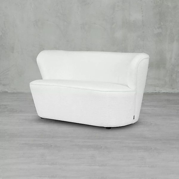 carla&marge Sofa Tamlon, moderne Couch in Weiß, mit weichem Plüschbezug aus günstig online kaufen