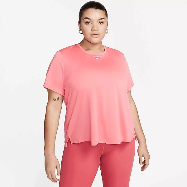 Nike Trainingsshirt "Dri-FIT One Womens Standard Fit Short-Sleeve Top (Plus günstig online kaufen