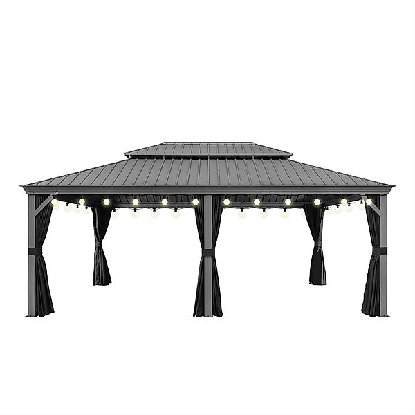 PURPLE LEAF Pavillon Hardtop Aluminium Gazebo günstig online kaufen