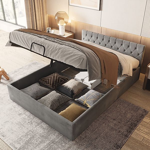 HAUSS SPOLE Polsterbett Polsterbett Hydraulisch Doppelbett günstig online kaufen