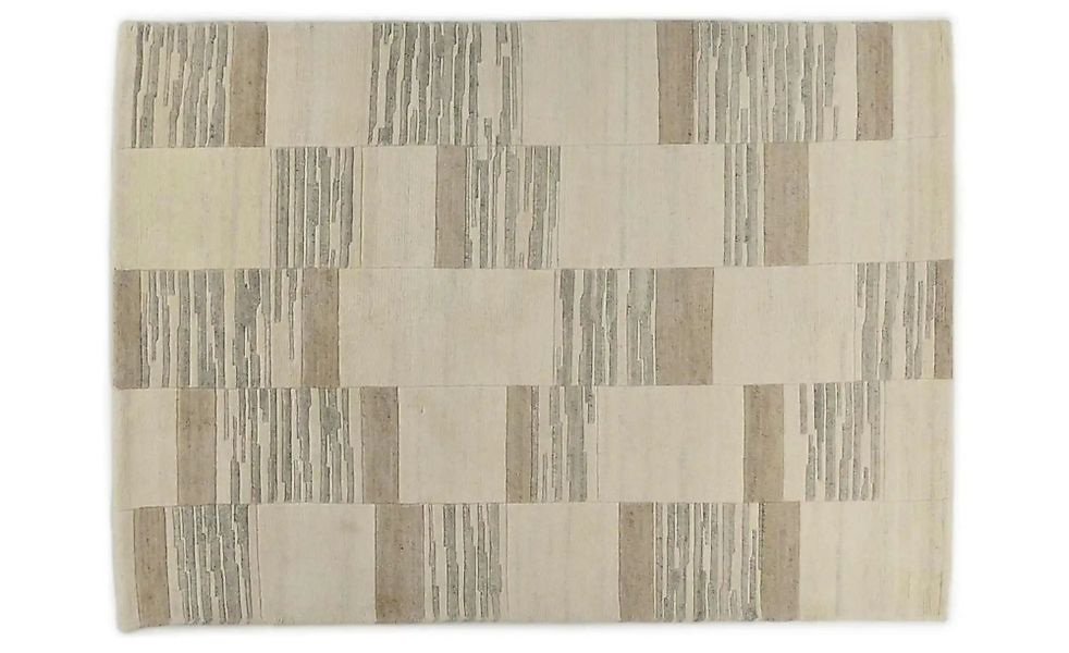 THEKO Wollteppich  Nakarta ¦ beige ¦ Wolle ¦ Maße (cm): B: 90 H: 1,2 Teppic günstig online kaufen