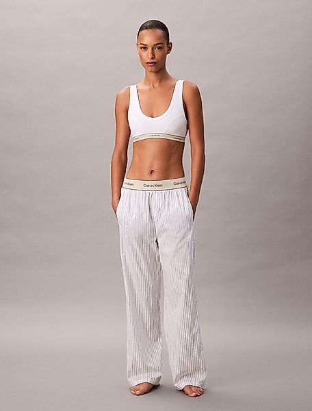 Calvin Klein Underwear Schlafhose LOGO SUPER POPLIN PANT Mit elastischem Bu günstig online kaufen