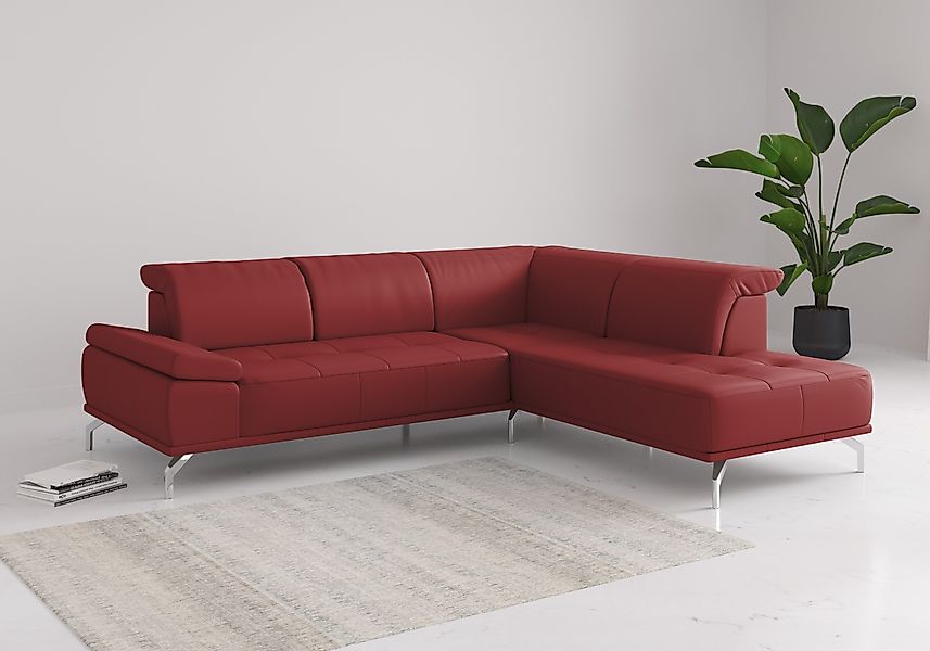Places of Style Ecksofa Caluna, Inkl.Sitztiefenverstellung günstig online kaufen
