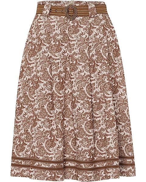 KRÜGER COLLECTION Trachtenrock Midirock mit Paisley-Muster günstig online kaufen