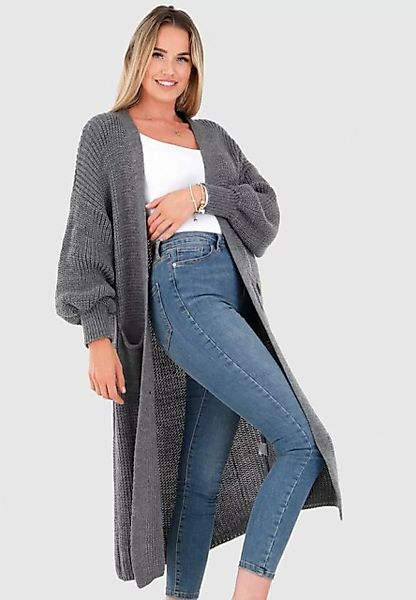 YC Fashion & Style Cardigan Damen Strickjacke Langarm mit Taschen, offener günstig online kaufen