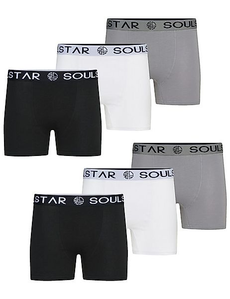 SOULSTAR Boxershorts MUBOXER6 (Packung, 6-St., 6er-Pack) Basic Herren Unter günstig online kaufen