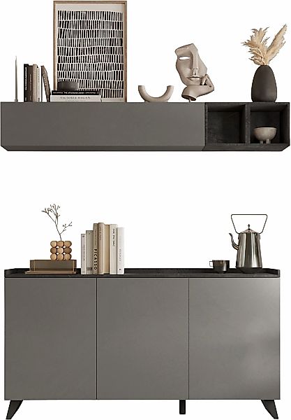 INOSIGN Wohnwand "Tray", 4-teilig günstig online kaufen