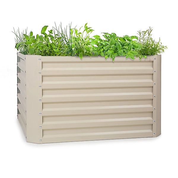 Blumfeldt High Grow Straight Hochbeet Gartenbeet 100x60x100 cm 600 L Stahl günstig online kaufen