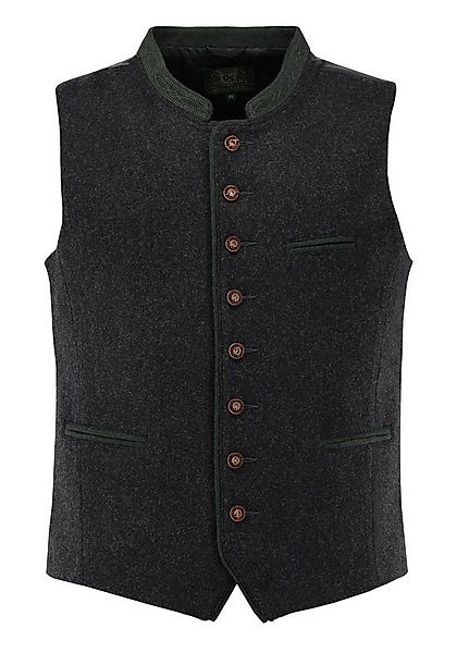 OS Trachten Trachtenweste Thoyad Slim Fit, Stehkragen, Wolle günstig online kaufen