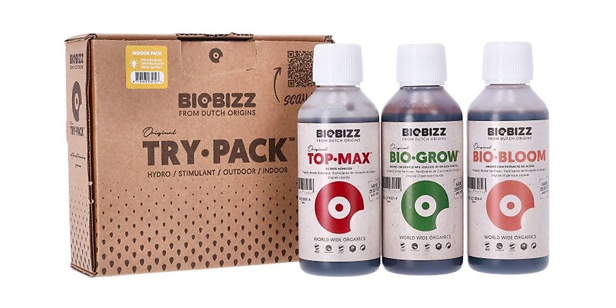 Biobizz Pflanzendünger BioBizz Try-Pack Starter Indoor günstig online kaufen