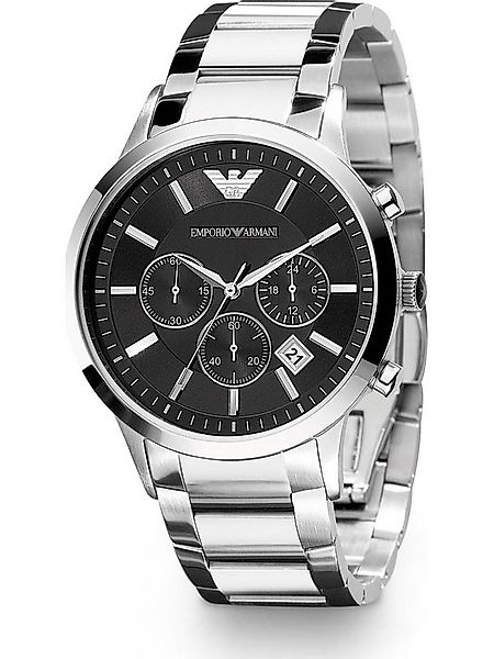 Emporio Armani Chronograph Emporio Armani Herren-Uhren Analog Quarz günstig online kaufen